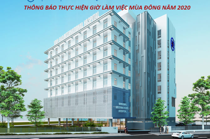 Bệnh viện Đa khoa Quốc tế Hải Phòng – Vĩnh Bảo thông báo thực hiện giờ làm việc mùa đông năm 2020