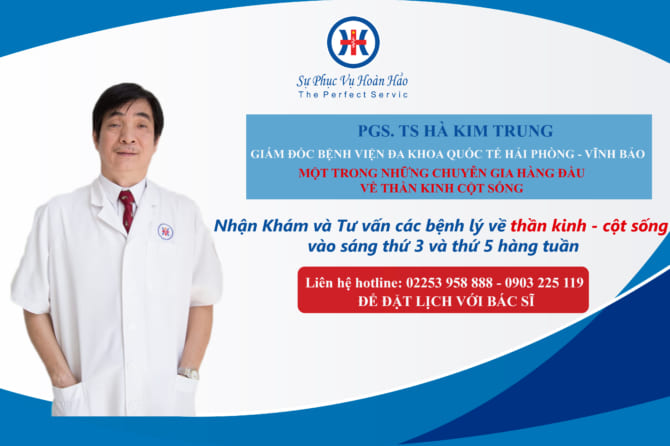 Cập nhật lịch Khám và Tư vấn của PGS.TS Hà Kim Trung – chuyên gia hàng đầu về Thần kinh cột sống