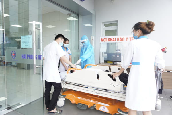 Tổ chức diễn tập tình huống Phòng, chống dịch Covid-19 tại Bệnh viện đa khoa Quốc tế Hải Phòng – Vĩnh Bảo