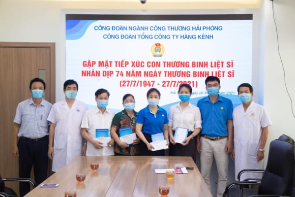 Gặp mặt tiếp xúc con em thương binh liệt sĩ nhân kỷ niệm 74 năm ngày Thương binh Liệt sĩ Việt Nam
