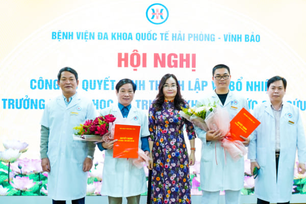Hội nghị công bố Quyết định về công tác cán bộ thuộc Bệnh viện đa khoa Quốc tế Hải Phòng – Vĩnh Bảo