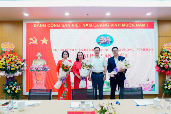 Tổ chức thành công Đại hội Chi bộ Bệnh viện đa khoa Quốc tế Hải Phòng – Vĩnh Bảo lần thứ I, nhiệm kỳ 2022-2025