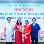 Hội nghị công bố Quyết định về công tác cán bộ thuộc Bệnh viện đa khoa Quốc tế Hải Phòng – Vĩnh Bảo