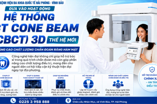ĐƯA VÀO HOẠT ĐỘNG HỆ THỐNG CT CONE BEAM (CBCT) 3D THẾ HỆ MỚI – NÂNG CAO CHẤT LƯỢNG CHẨN ĐOÁN RĂNG HÀM MẶT